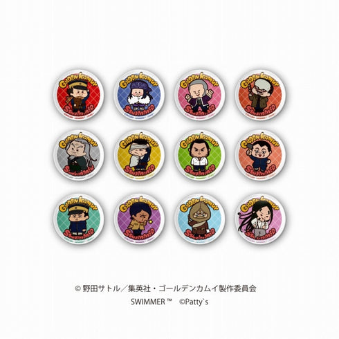 『ゴールデンカムイ×SWIMMER』トレーディング缶バッジ【BOX】